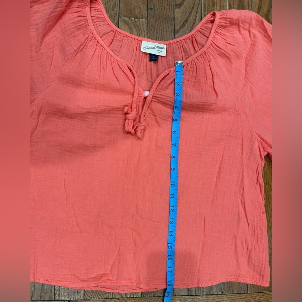 Universal Thread Coral Blouse - Picture 4 of 8